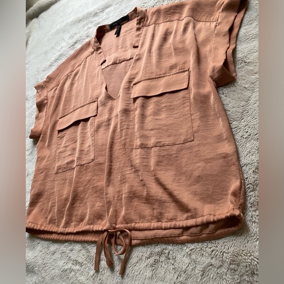 BCBG MaxAzria Silky Utility Blouse - Picture 4 of 7